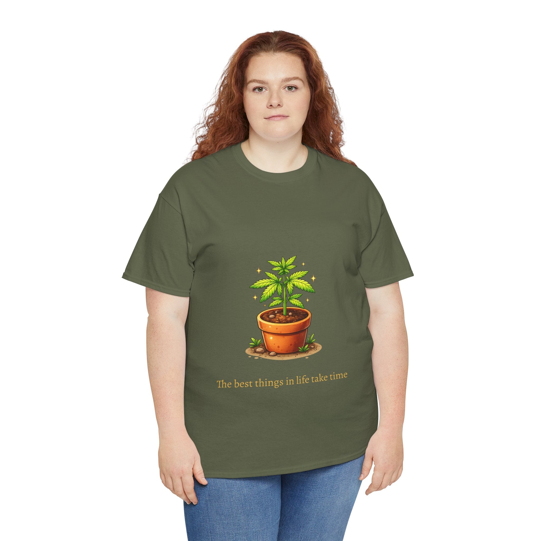 Baby marijuana plant shirt