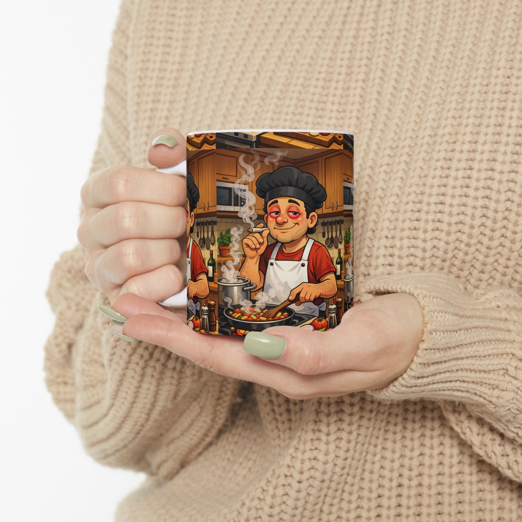 High chef coffee mug