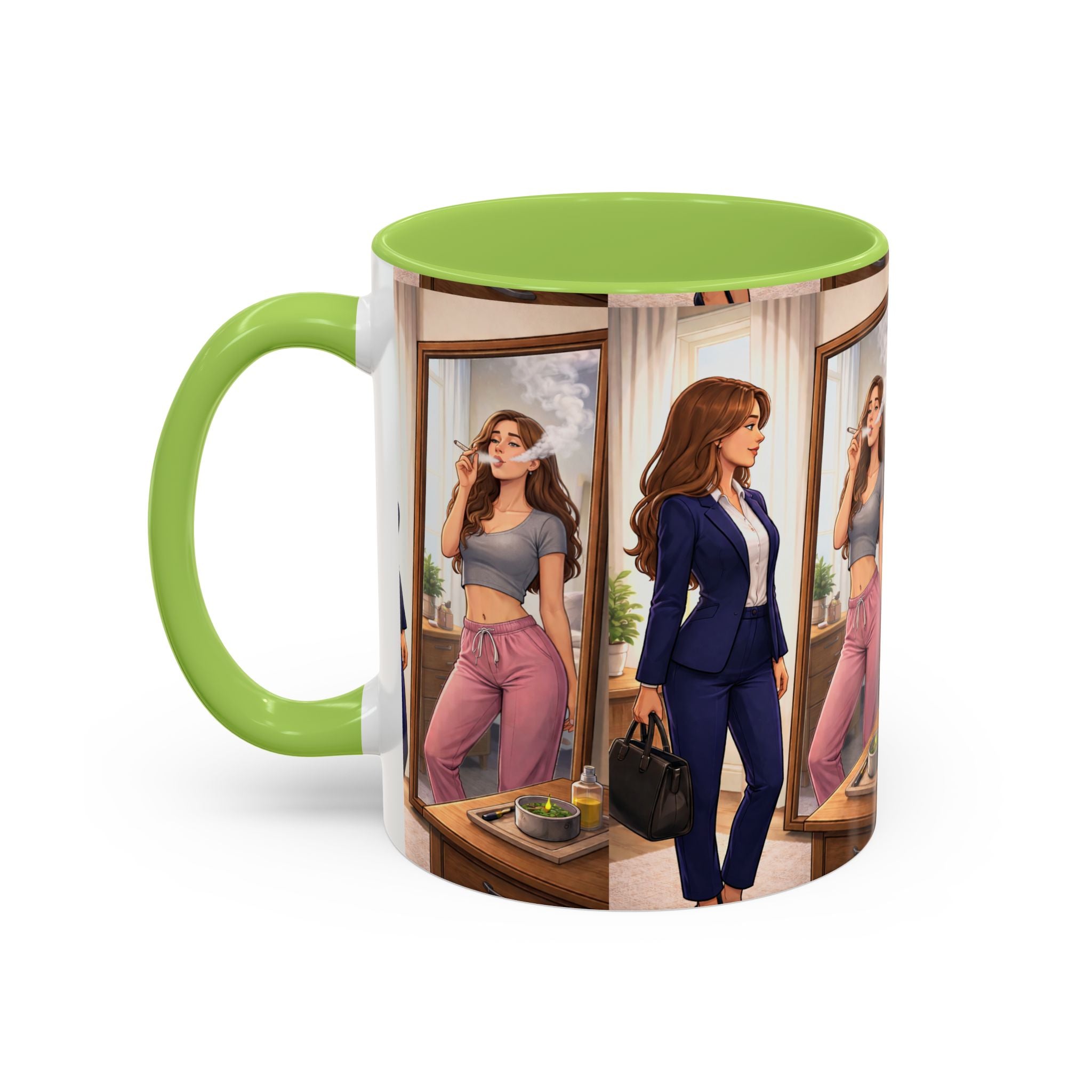 Coffee Mug —corporate stoner girl