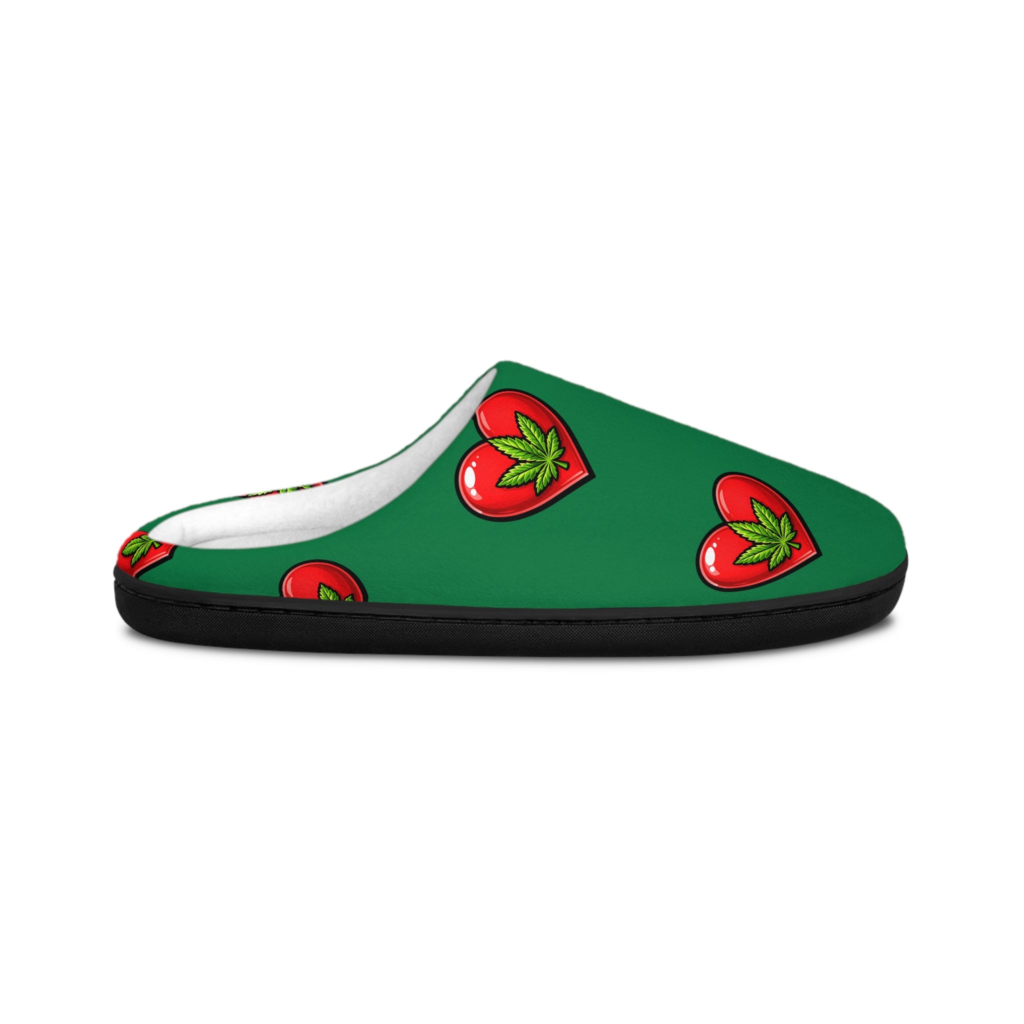 Cannabis Heart Slippers