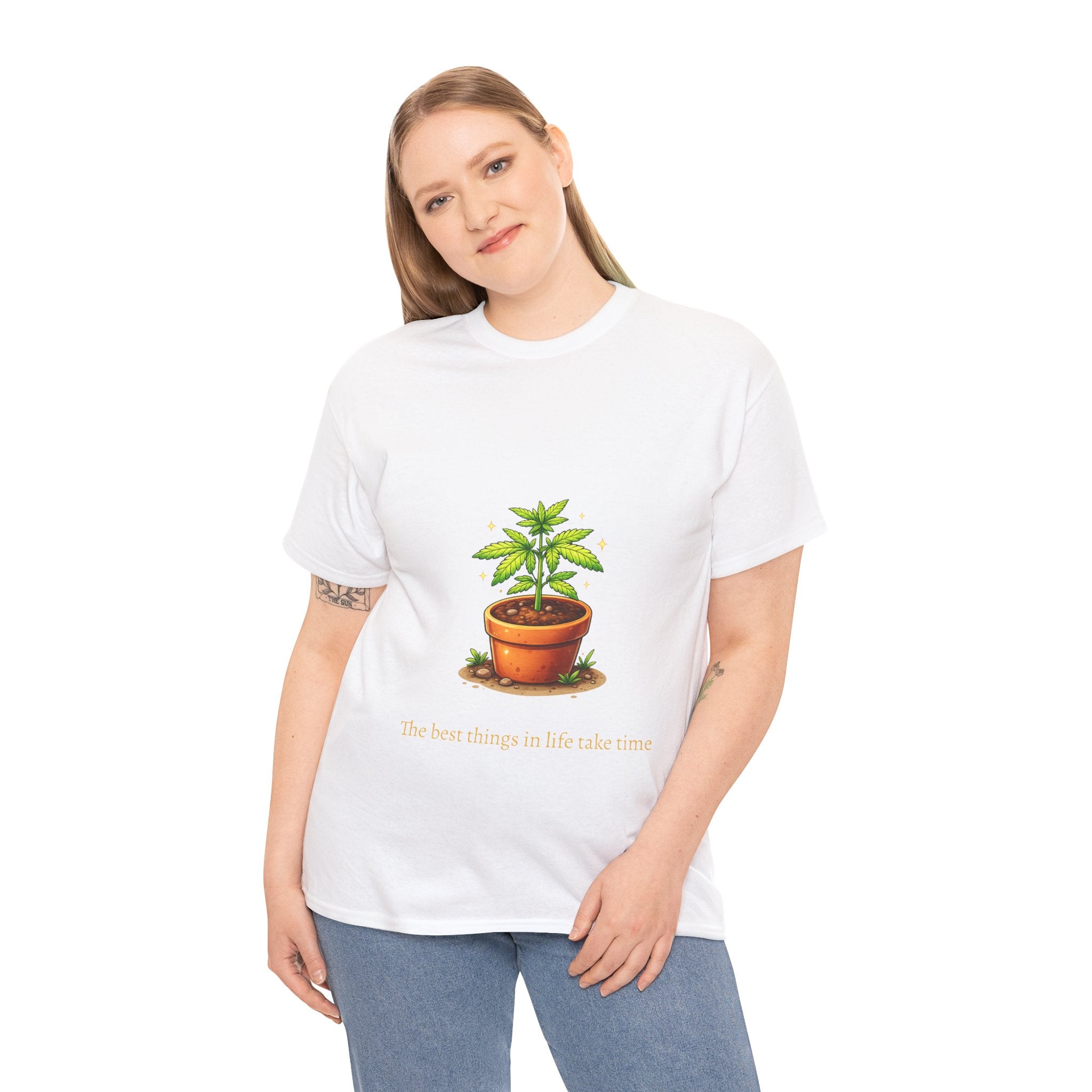 Baby marijuana plant shirt