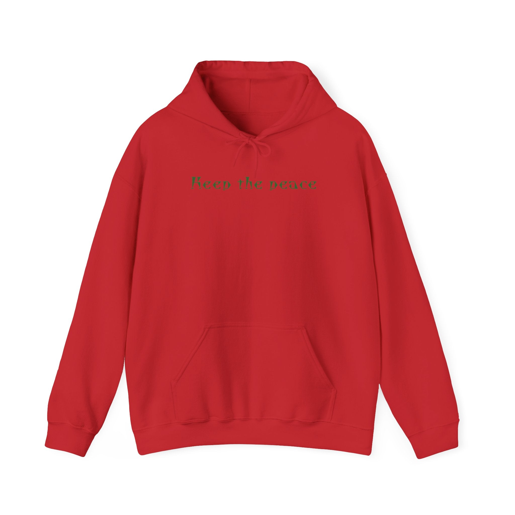Peace Keeper Hoodie — Keep the Peace Cannabis Leaf Graphic Pullover