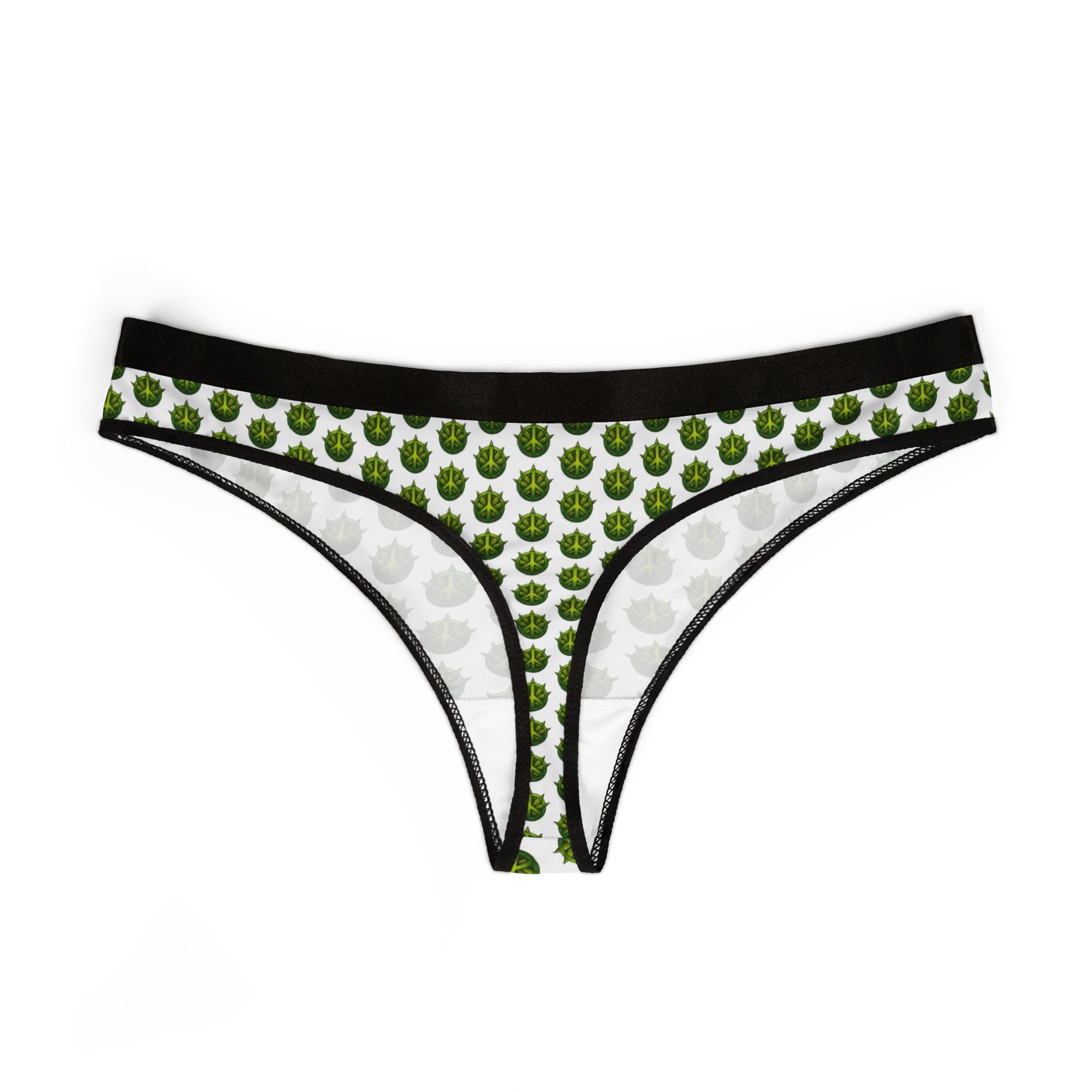 Peace Keeper Marijuana peace Pattern Women's Thong