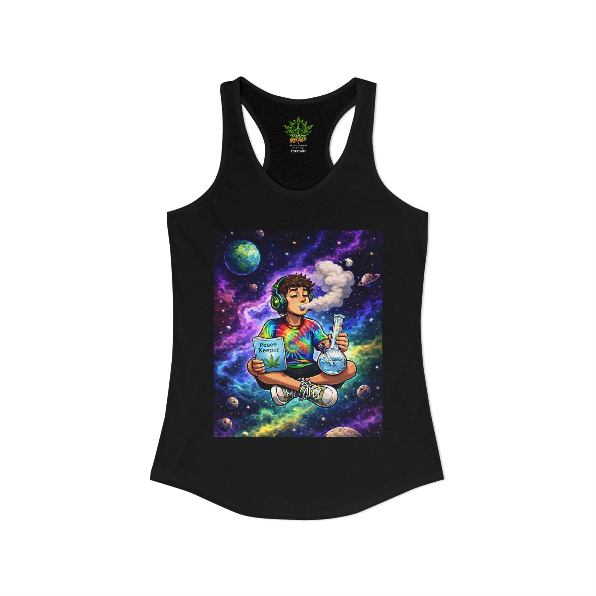 Space Stoner Racerback Tank
