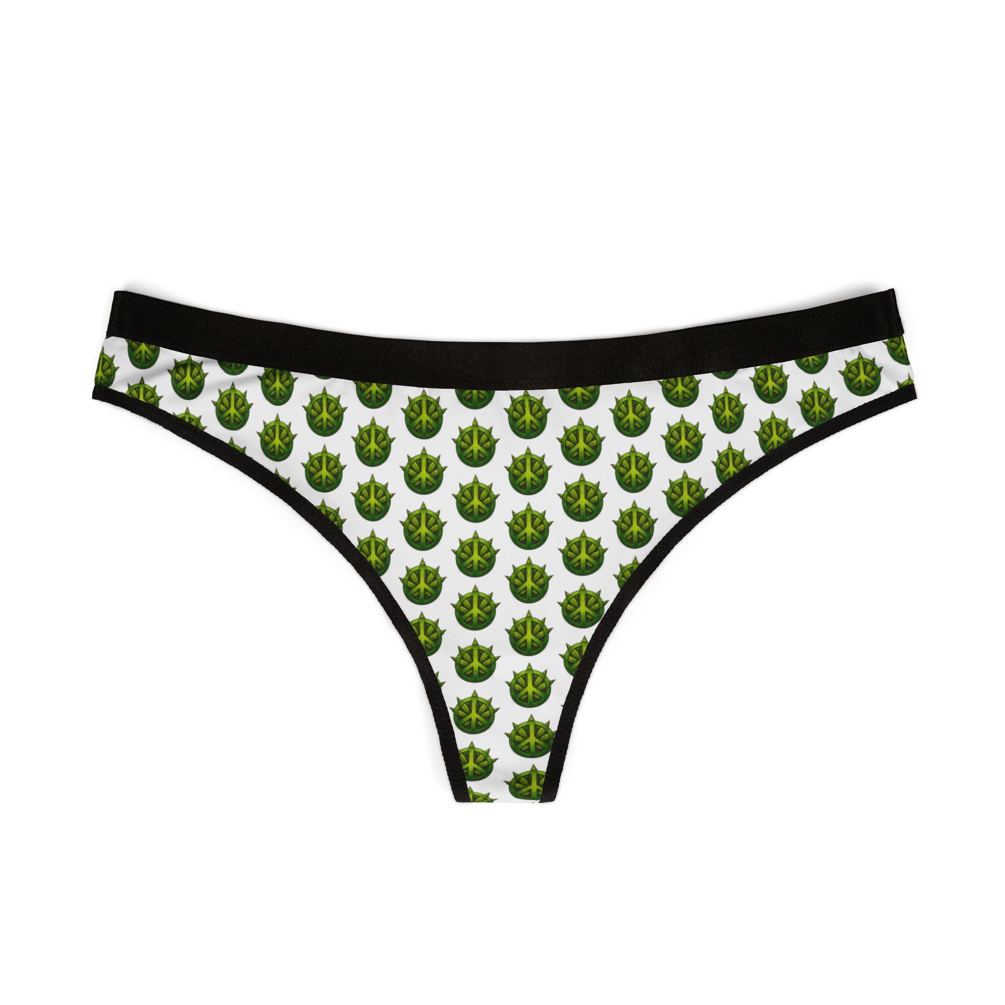 Peace Keeper Marijuana peace Pattern Women's Thong