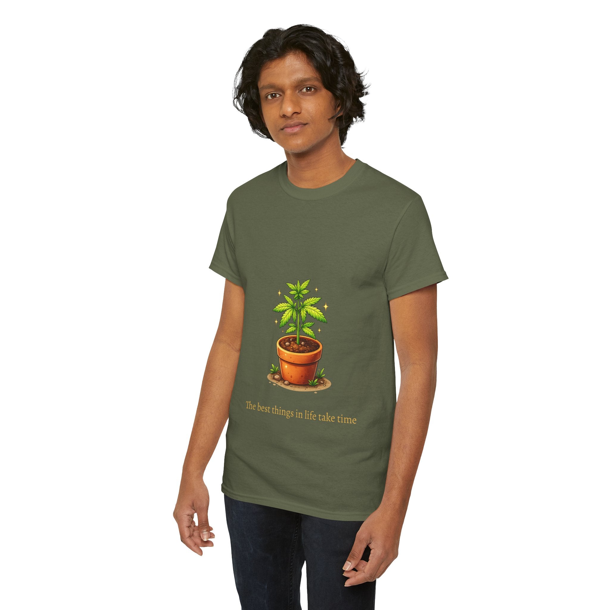 Baby marijuana plant shirt
