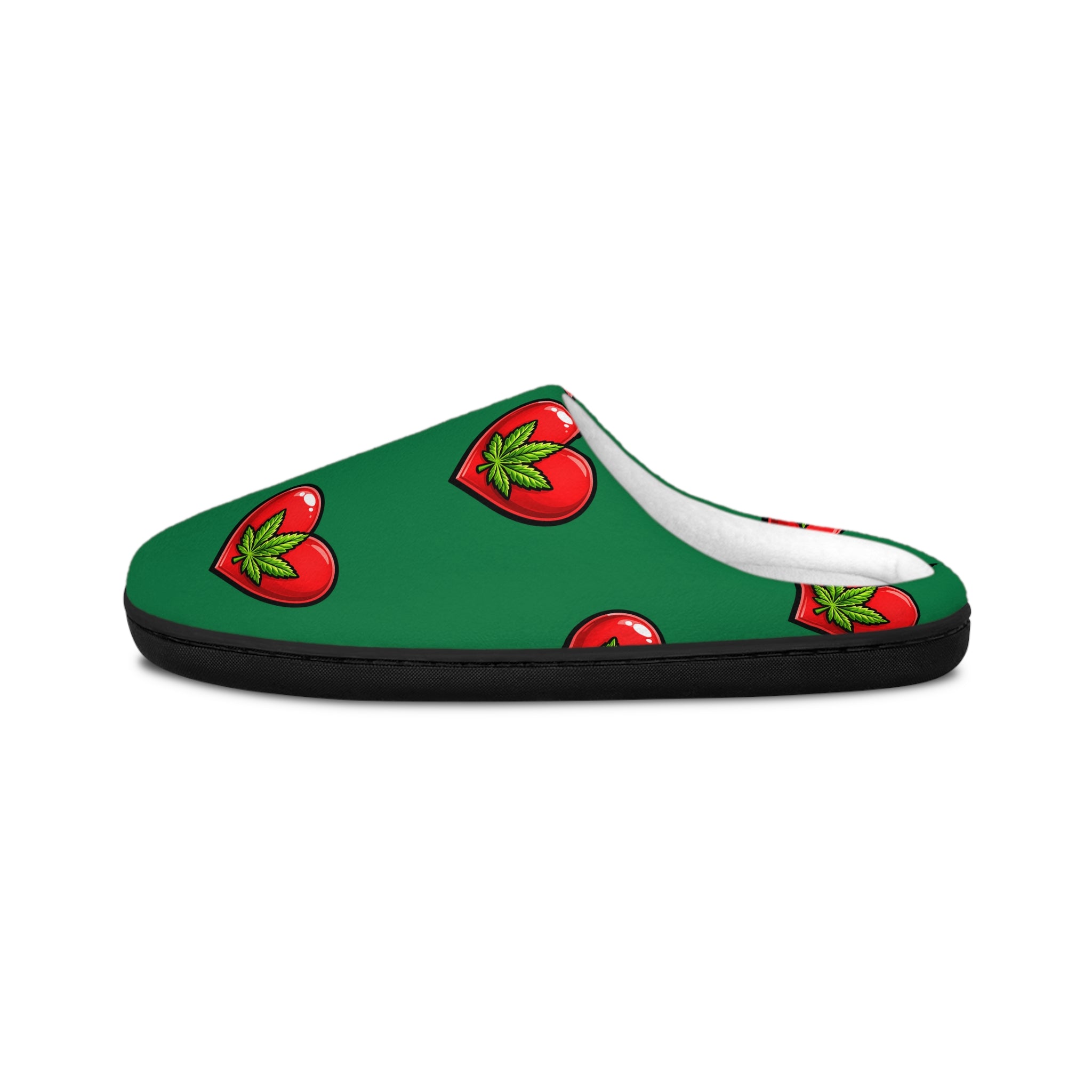 Cannabis Heart Slippers