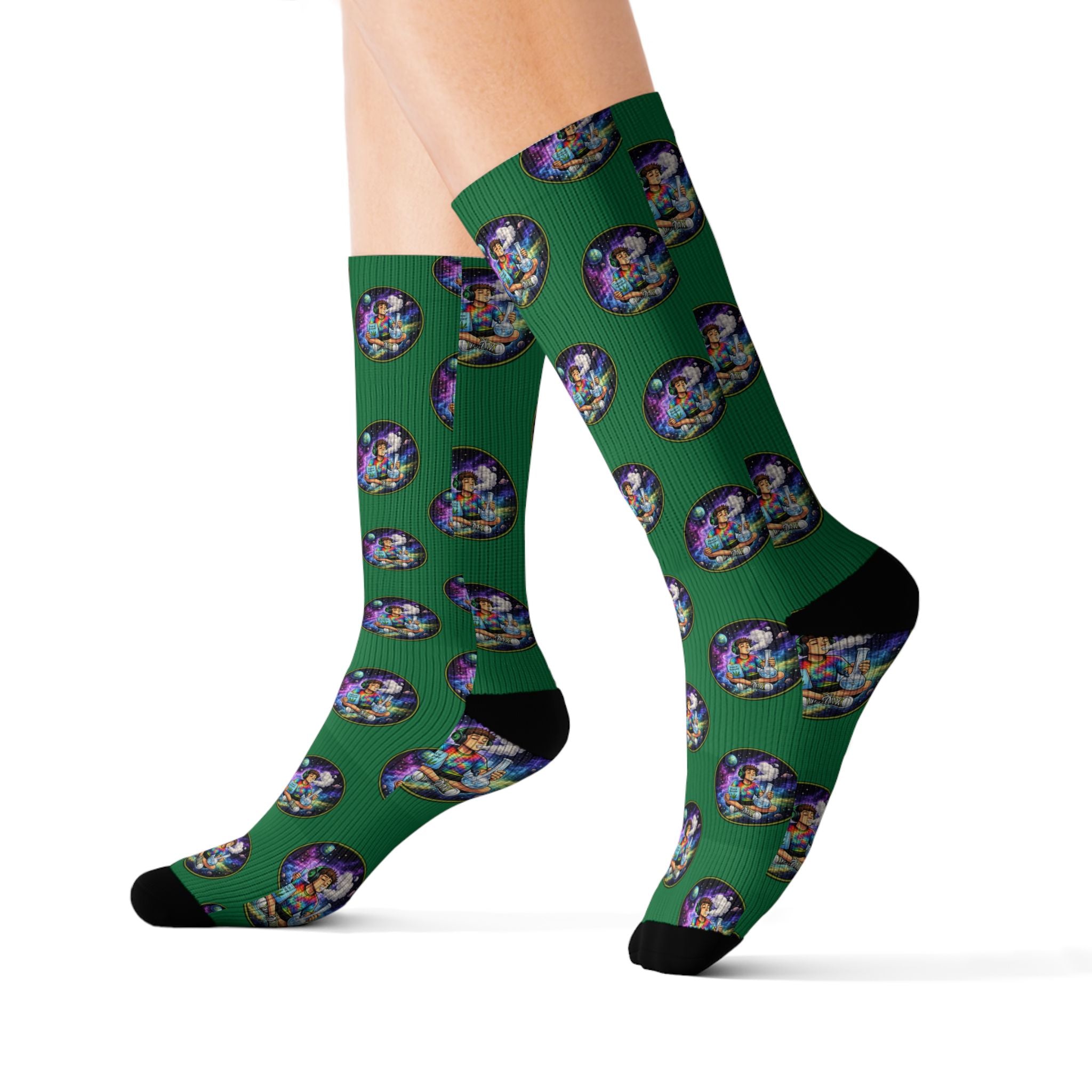 Green Space Stoner socks