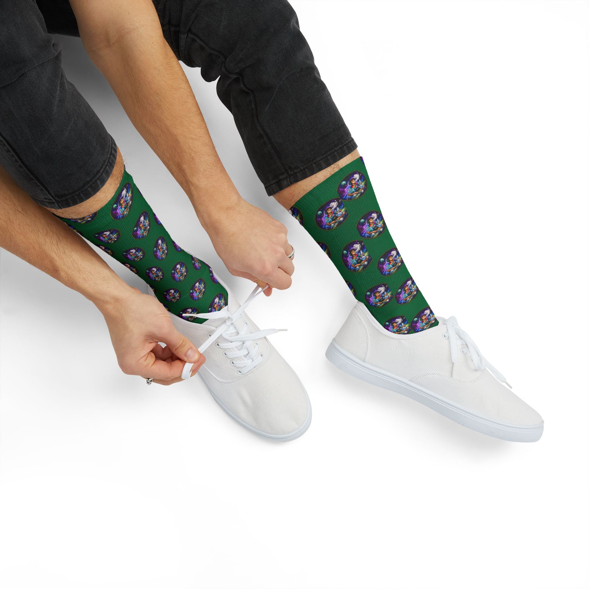 Green Space Stoner socks