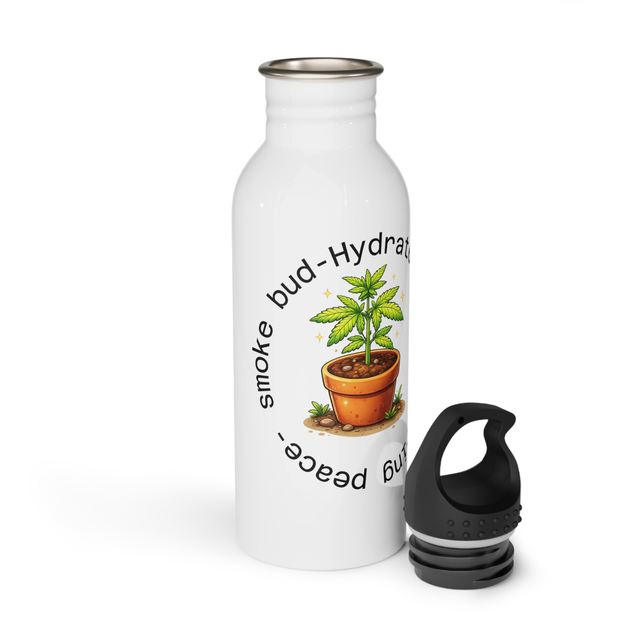 Stainless Steel Water Bottle — Weed Smoker bottle