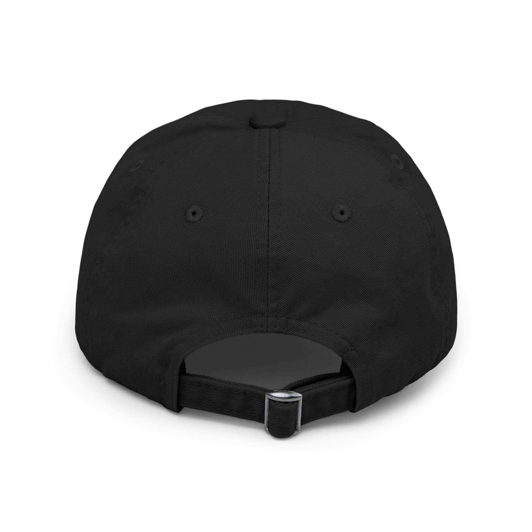 Peace Keeper Plant Hat — Distressed Black Baseball Cap