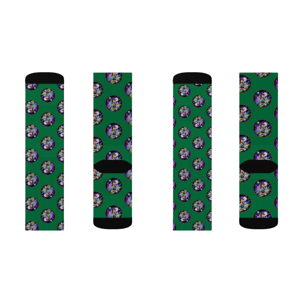 Green Space Stoner socks