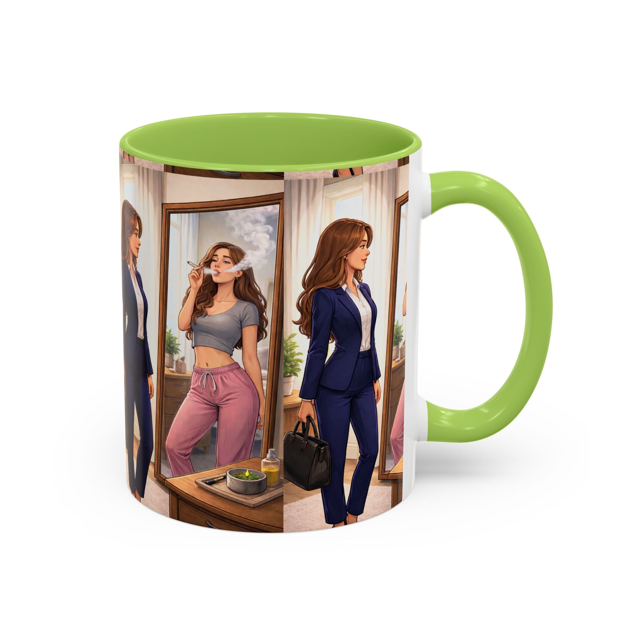 Coffee Mug —corporate stoner girl