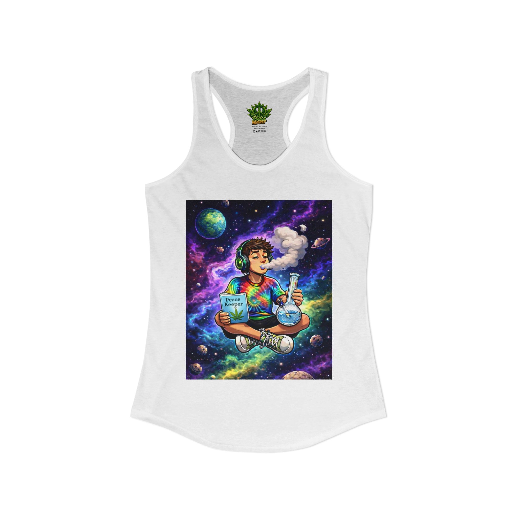 Space Stoner Racerback Tank