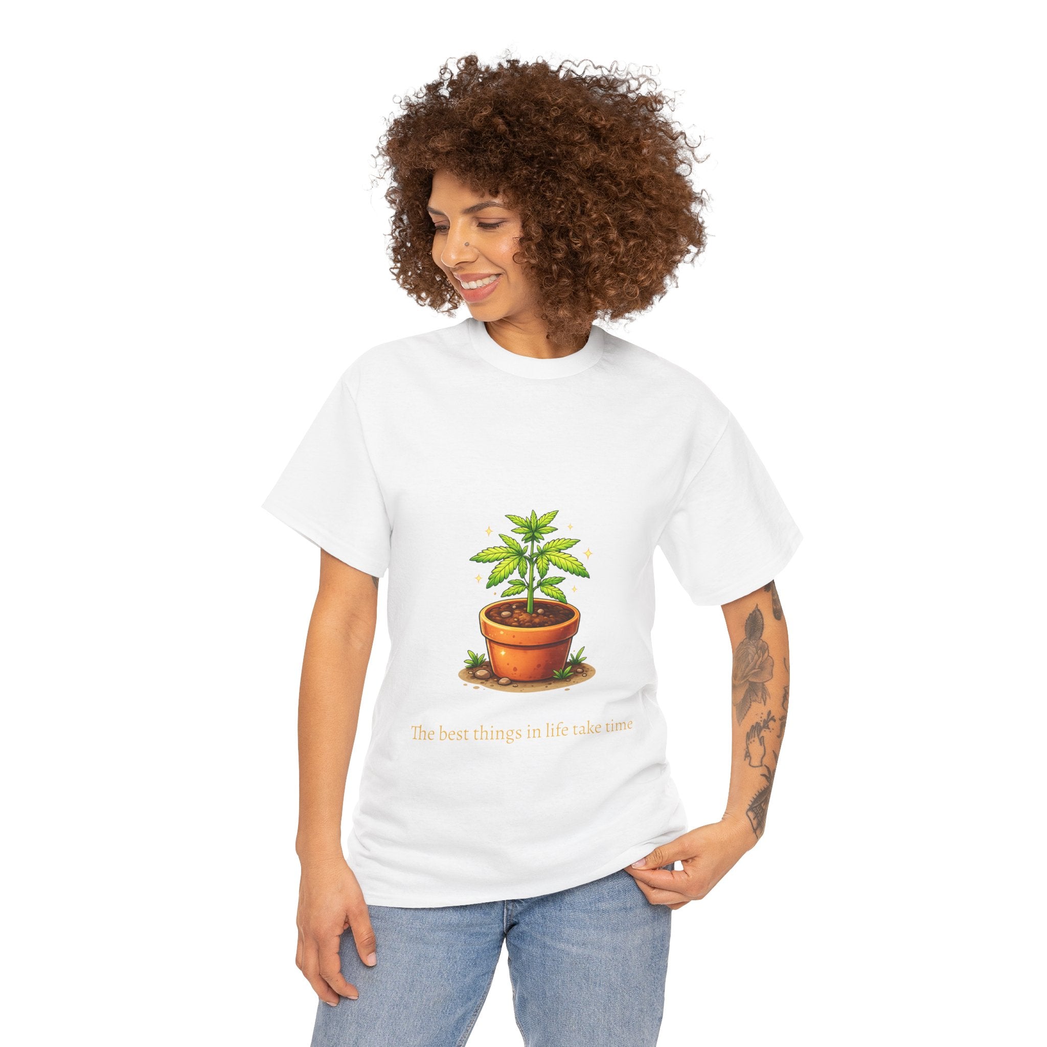 Baby marijuana plant shirt