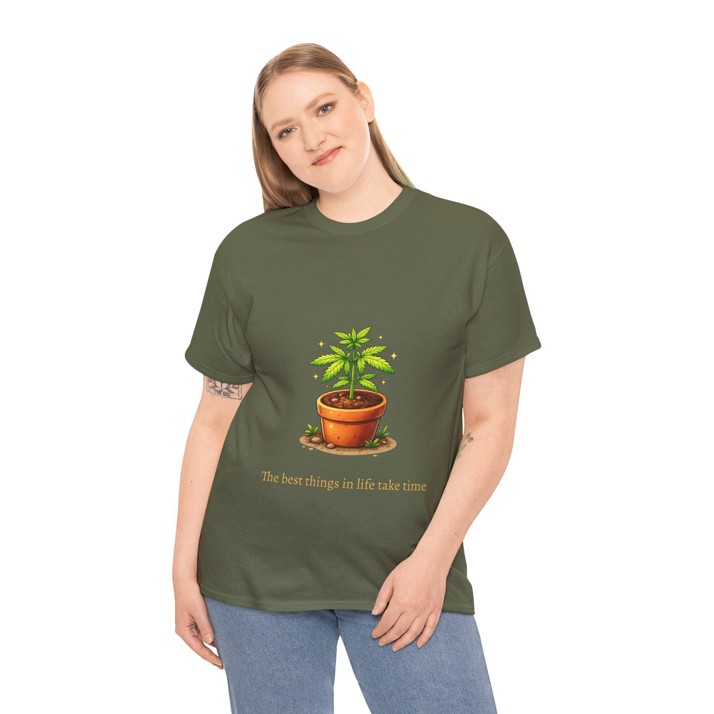 Baby marijuana plant shirt