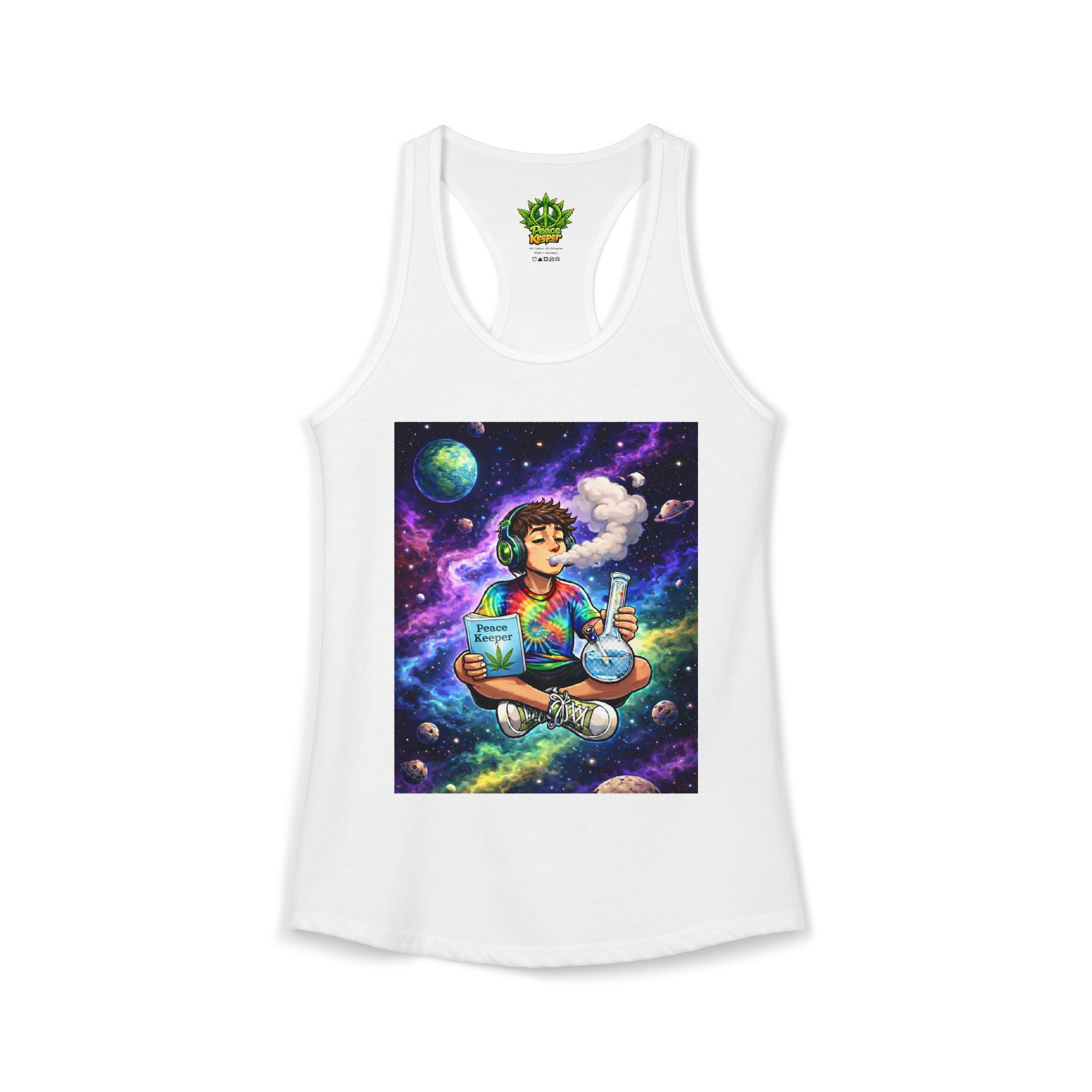 Space Stoner Racerback Tank