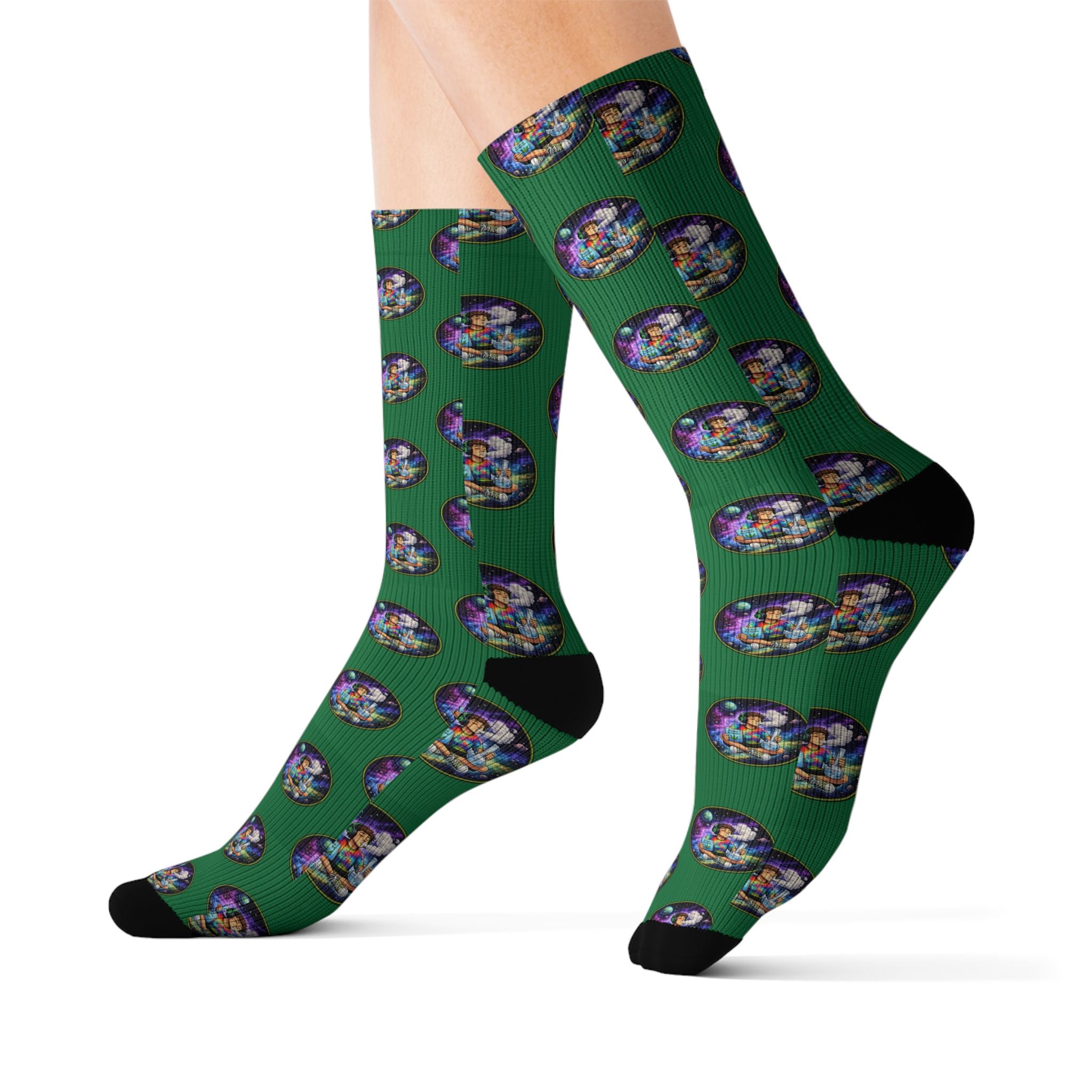 Green Space Stoner socks