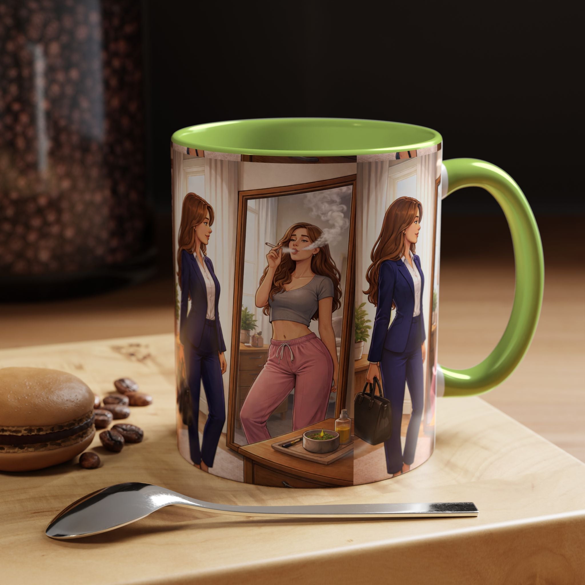 Coffee Mug —corporate stoner girl